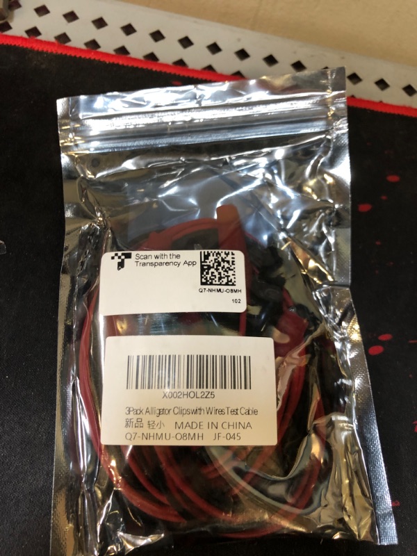 Photo 1 of 3Pack Alligator Clips with Wires Test Cable Alligator Clips with Wires Test Cable/6 Units