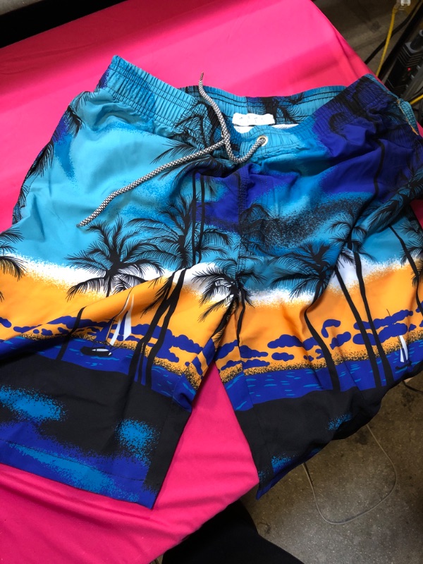 Photo 2 of  Men's Swim Trunks Beach Board Shorts Quick Dry Bathing Suits Holiday Shorts… Sc 