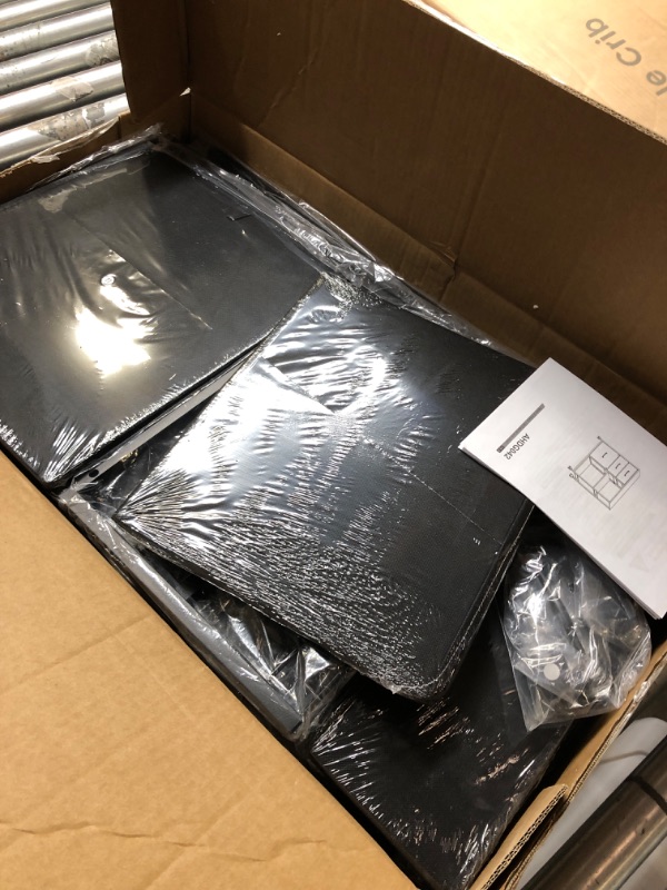 Photo 1 of DEVAISE 3 Drawer Mobile File Cabinet, Rolling Printer Stand with Open Storage Shelf, Fabric Lateral Filing Cabinet fits A4 or Letter Size for Home Office, Black