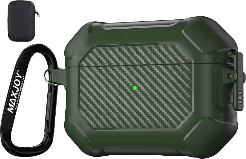 Photo 1 of r AirPods Pro 2nd Generation Case Cover, AirPods Pro 2 Protective Case with Lock Pro2 Military  