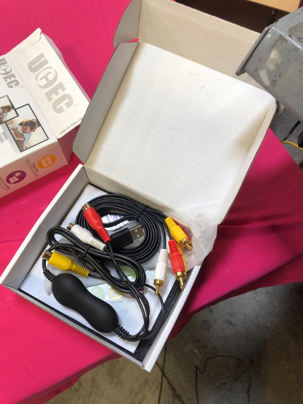 Photo 1 of  Video Capture Card Device, VHS VCR TV to DVD Converter for Mac OS X PC Windows 7 8 10 11