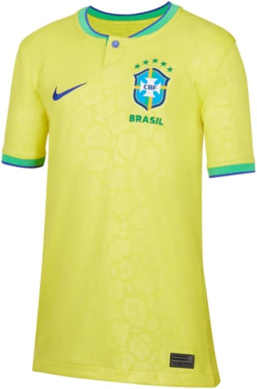 Photo 1 of Nike 2022-2023 Brazil Home Football Soccer T-Shirt Jersey L 