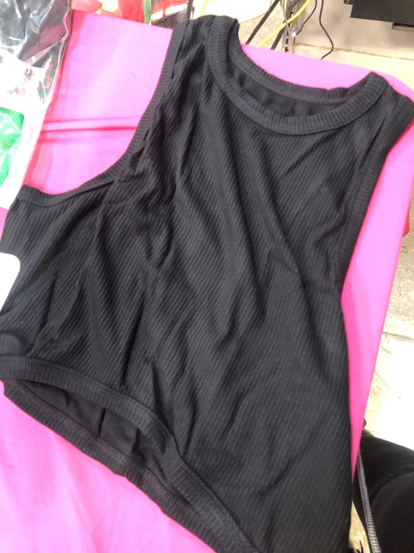 Photo 1 of m black crop top 