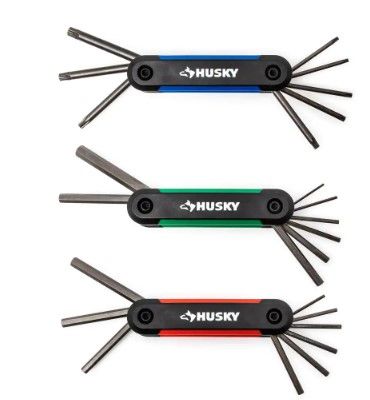 Photo 1 of Folding Hex Key Set (3-Piece)