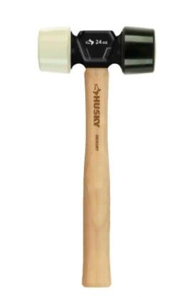 Photo 1 of 24 oz. Hickory 2-Sided Soft Face Mallet
