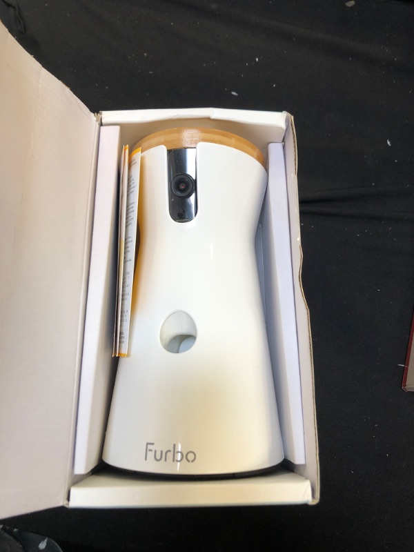 Photo 2 of Furbo 360° Dog Camera w/Subscription [Premium Safety Package, 2023] Smart Camera Designed for Dogs, 360° View, Tracking, Treat toss, Barking Detection, Home Emergency alerts. Subscription Required