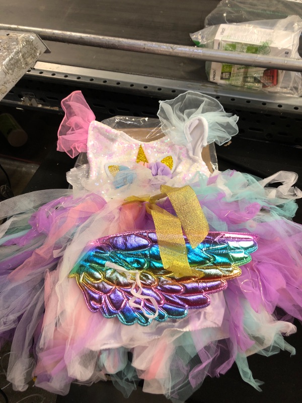 Photo 3 of TODDLER UNICORN COSTUME 1-3YRS 
