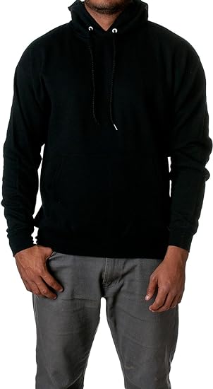 Photo 1 of Hanes EcoSmart Hoodie, Midweight Fleece, Pullover Hooded Sweatshirt for Men Small Army BLACK -3XL
