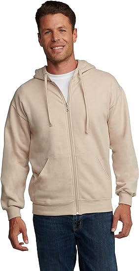 Photo 1 of Fruit of the Loom Eversoft Fleece Hoodies, Pullover & Full Zip, Moisture Wicking & Breathable, SIZE-XL
