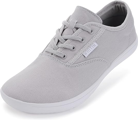 Photo 1 of 6.5 Womens WHITIN Women's Wide Canvas Minimalist Barefoot Shoes | Zero Drop Sole | Casual