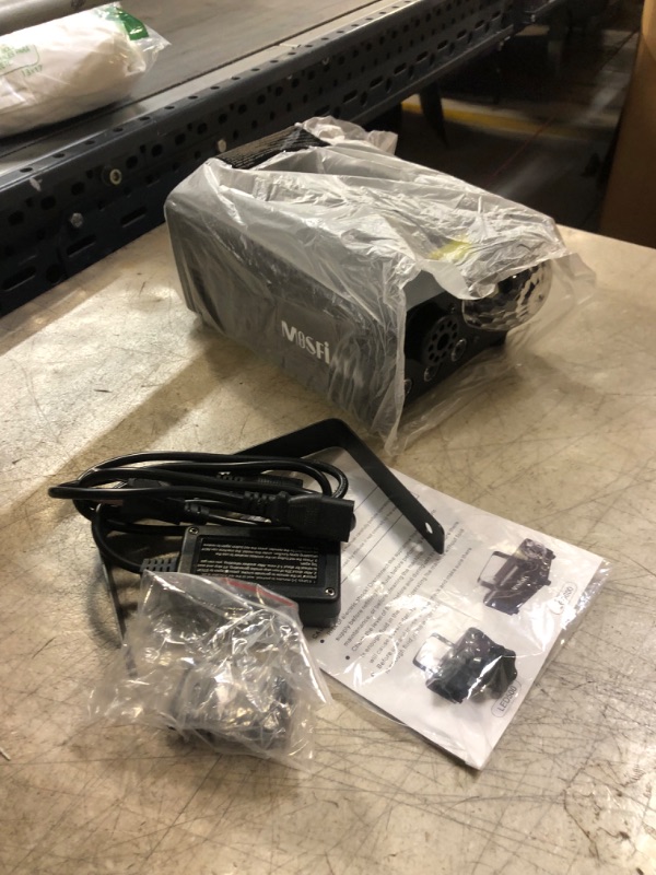 Photo 1 of MOSFiATA Fog Machine with Disco Ball Lights 600W Smoke Machine with RGB LED Lights, 2300 CFM Spray, Remote Control, Perfect for Halloween, Christmas, Wedding, Party, Club, DJ Stage Effect