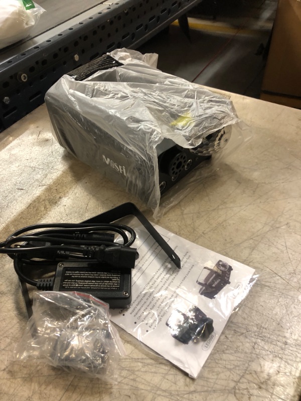 Photo 1 of MOSFiATA Fog Machine with Disco Ball Lights 600W Smoke Machine with RGB LED Lights, 2300 CFM Spray, Remote Control, Perfect for Halloween, Christmas, Wedding, Party, Club, DJ Stage Effect