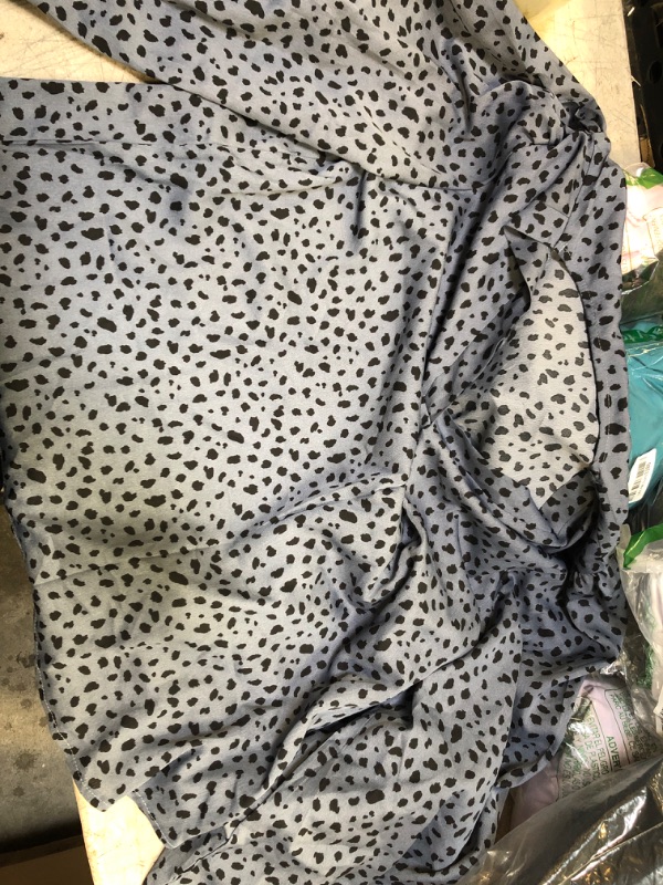 Photo 2 of  Long Sleeve Leopard Print Blouse Size 2XL