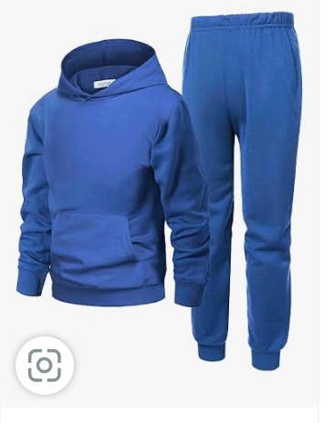 Photo 1 of 2 piece outfits pullover hoodies and sweats Blue size Large