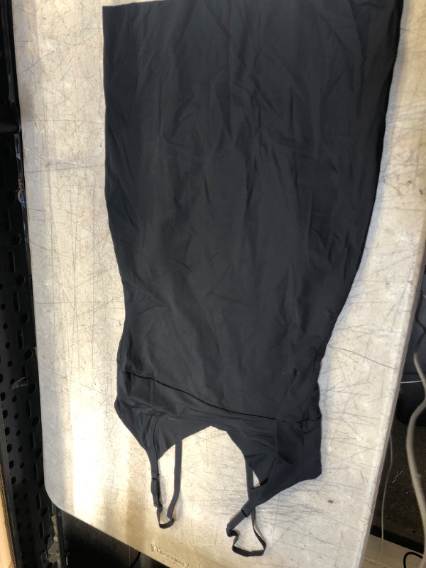 Photo 1 of BLACK SWIMSUIT DRESS WITH SPAGHGETTI STRAPS 
SIZE-2-XL 