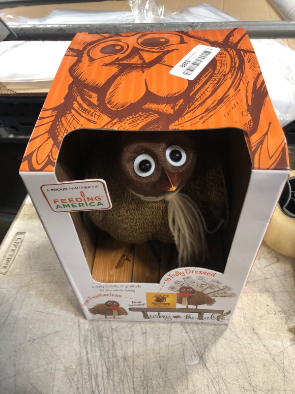 Photo 1 of Turkey On The Table Thanksgiving Activity for Kids and Families (Includes Book, Turkey, Pen, & 13 Double Sided Feathers) - Give Thanks & Start a New Holiday Tradition - Doubles as Table Centerpiece