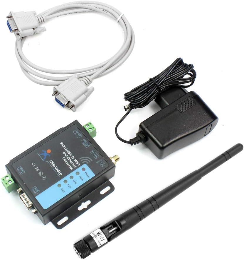 Photo 1 of Serial to WiFi Ethernet Wireless Converter RS232 RS485 Serial Server(USR-W610)
