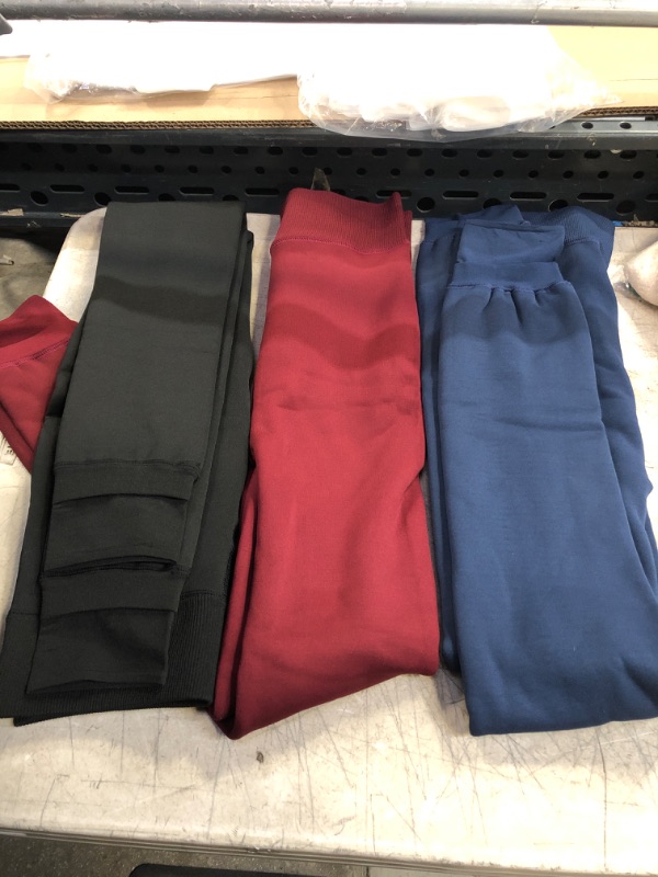 Photo 1 of 3 SET OF WARM LEGGINGS 
SIZE -MEDIUM/LARGE 