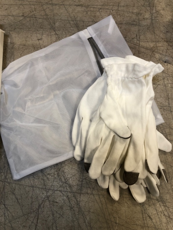 Photo 2 of 100% Cotton Moisturizing Gloves Pack of 8