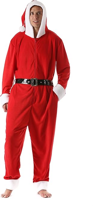 Photo 1 of Hooded Santa Onsie for Men Large