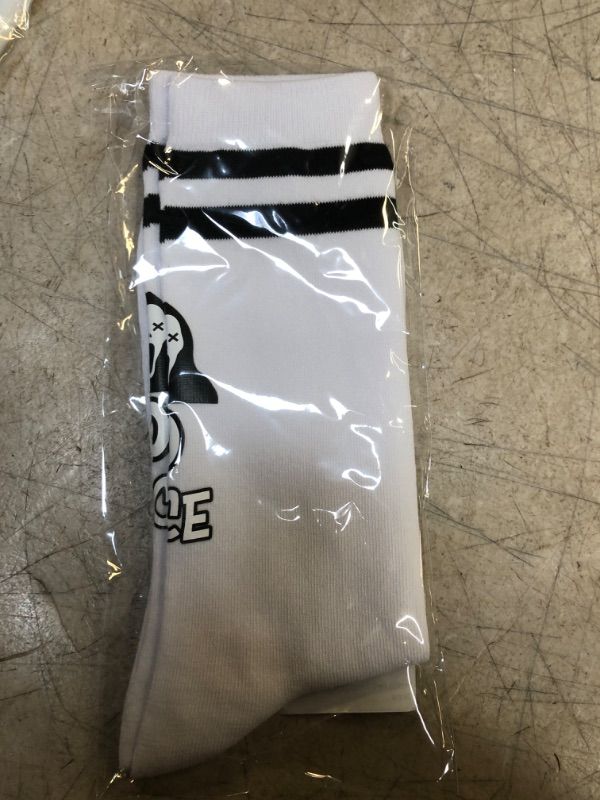 Photo 1 of  Halloween Socks, Calf-high Crew, Multiple Varieties, Hilarious and Fun Large O Face