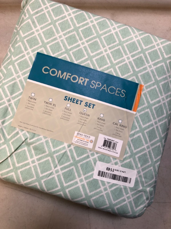 Photo 2 of Comfort Spaces Cotton Flannel Breathable Warm Deep Pocket Sheets with Pillow Case Bedding