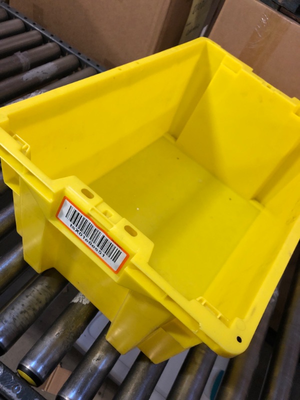 Photo 2 of Yellow Large Plastic Storage Bin
