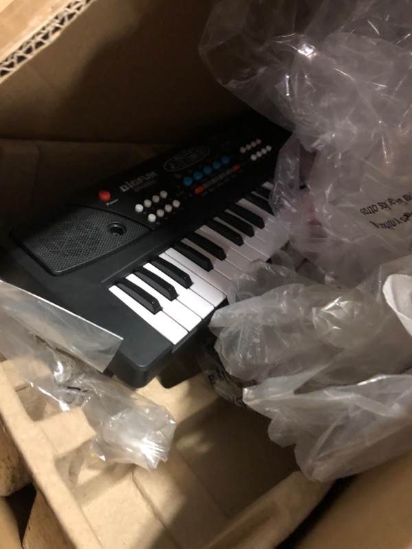 Photo 1 of  Kids Piano Keyboard, Piano for Kids with Microphone Portable Electronic Keyboards for Beginners 37 Keys Musical Toy for 3/4/5/6