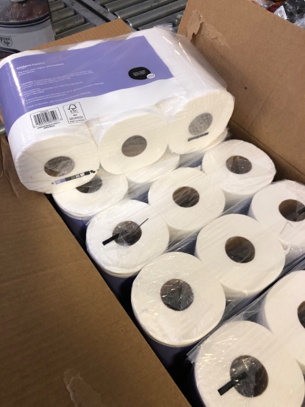 Photo 2 of Amazon Basics 2-Ply Toilet Paper, 6 Rolls (Pack of 5), 30 Rolls total (Previously Solimo)