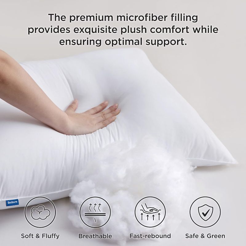 Photo 1 of  Bedsure Pillowsoft and Supportive Bed Pillows for Side and Back Sleeper