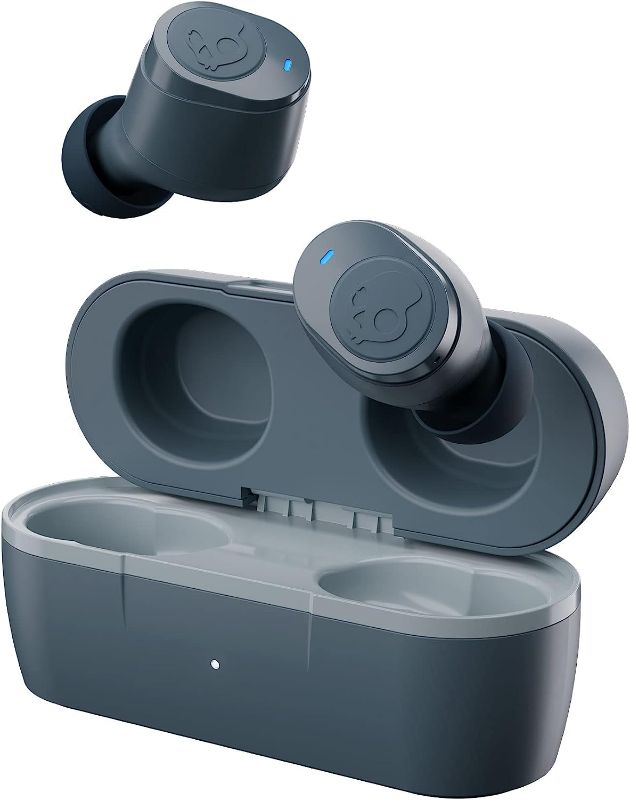 Photo 1 of Skullcandy Jib True 2 In-Ear Wireless Earbuds, 32 Hr Battery, Microphone, Works with iPhone Android and Bluetooth Devices - Chill Grey
