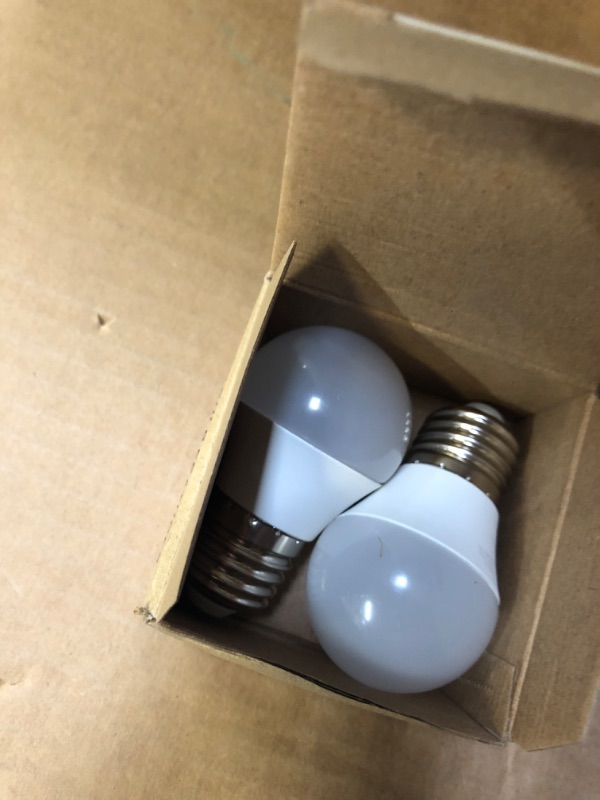 Photo 2 of LED Refrigerator Light Bulb 40 Watt Equivalent, 120V Fridge Appliance Light Bulb 4W Daylight White 5000K, Waterproof A15 Fridge Light Bulbs 450LM, E26 Freezer Light Bulbs Non-dimmable, 2Packs

