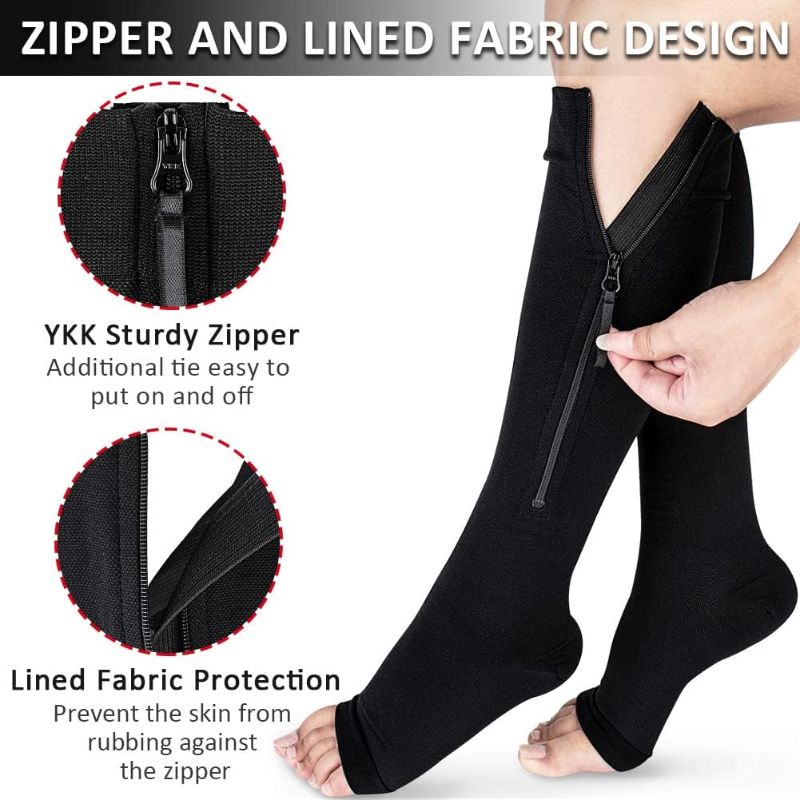 Photo 1 of  Medical Compression Socks with Zipper