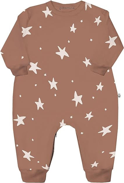 Photo 1 of GUNAMUNA günamüna Unisex Baby, Toddler Ultra-Soft Bamboo Fleece Daytime Bubble Jumpsuit w/Diaper Zipper for Easy Changing
