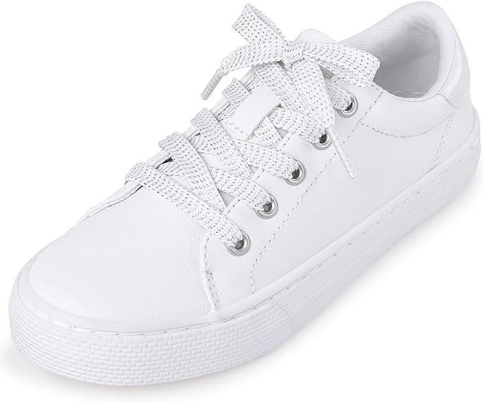 Photo 1 of big kids 1 The Children's Place Girls Uniform Low Top Sneakers

