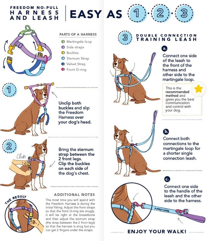 Photo 3 of  Hounds Design Freedom No Pull Dog Harness | Comfortable Control for Easy Walking | Adjustable Dog Harness  