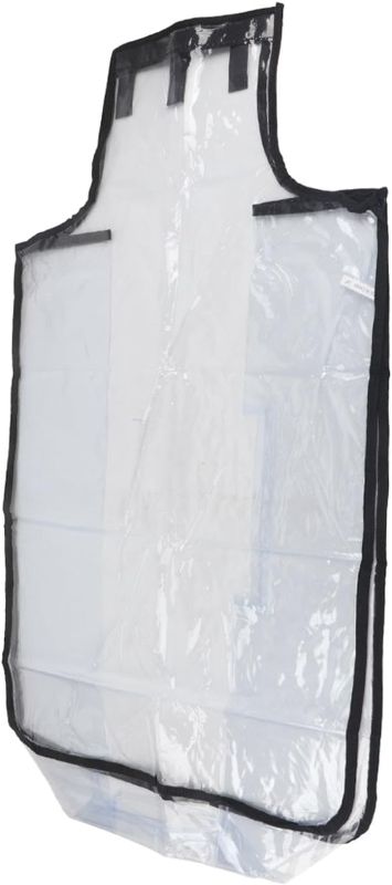 Photo 1 of [Clear Waterproof Luggage Suitcase Cover | Transparent Trolley Protector for 28-Inch Travel Bag |-Proof Baggage Suit Cover]
