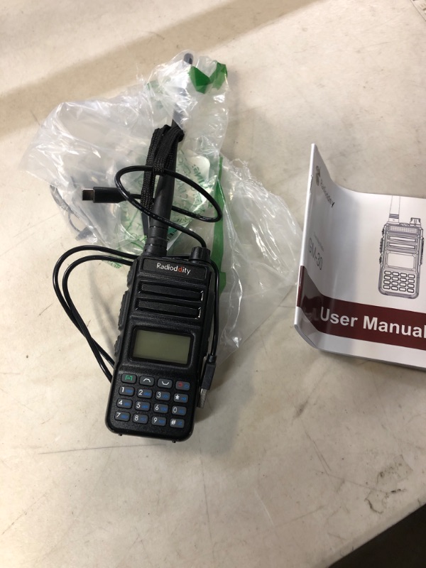 Photo 2 of Radioddity GM-30 GMRS Radio Handheld 5W Long Range Two Way Radio for Adults, GMRS Repeater Capable, with NOAA Scanning & Receiving, Display SYNC, for Off Road Overlanding Family Use, 1 Pack
