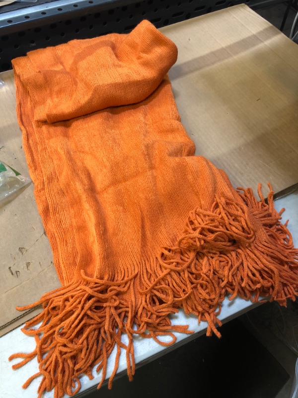 Photo 2 of jumbo orange Shawls and Wraps for Evening Dress Bridesmaid Wedding Bridal Winter Warm Long Large Scarves