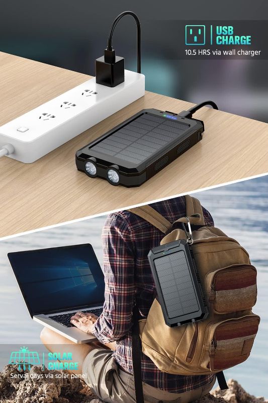 Photo 1 of Solar-Charger-Power-Bank -