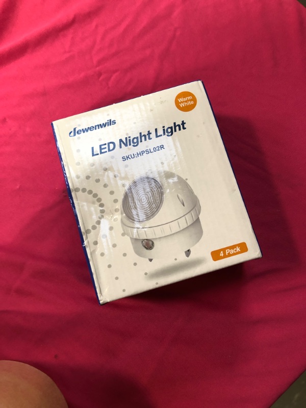 Photo 1 of Dewenwils Plug in Night Light with Light Sensor, 360° Rotating LED Nightlights for Kids, Adults, Bedroom, Hallway, Bathroom, Stairways, Warm White, UL