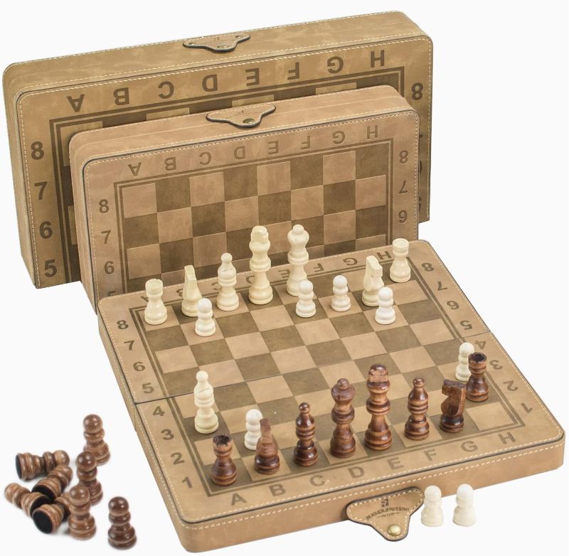 Photo 1 of  Chess Set, Magnetic Chess Borad Classic Chess Game Set 