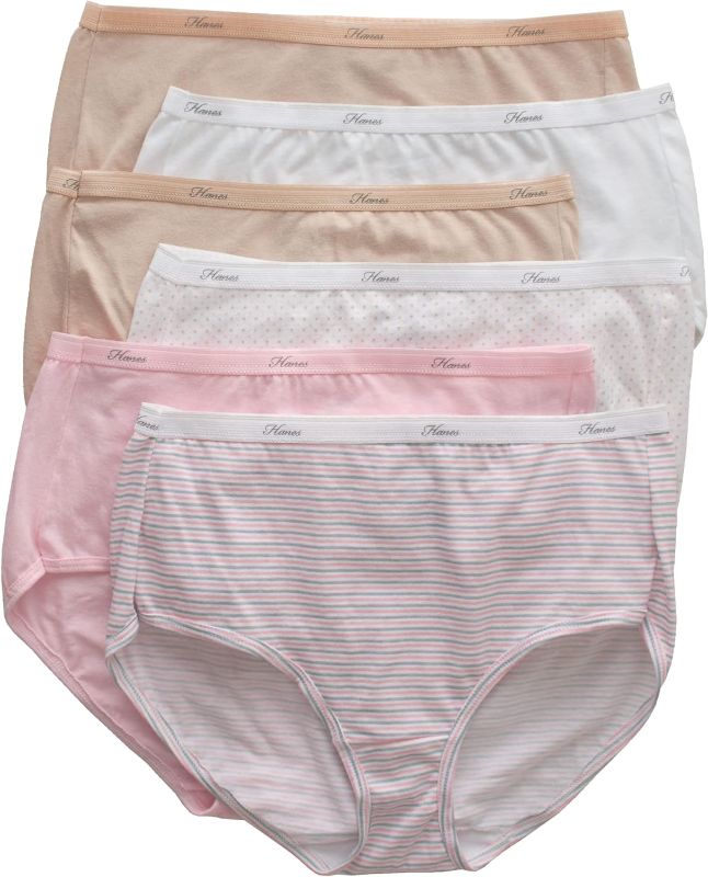 Photo 1 of Hanes Women's Brief Panties Pack M 