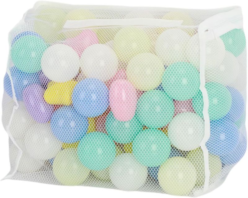 Photo 1 of  Kids Ball Pit Balls, Toddler Soft Plastic Playballs, Multicoloured Play Balls,Crush Proof, Use in Baby or Toddler Ball Pit