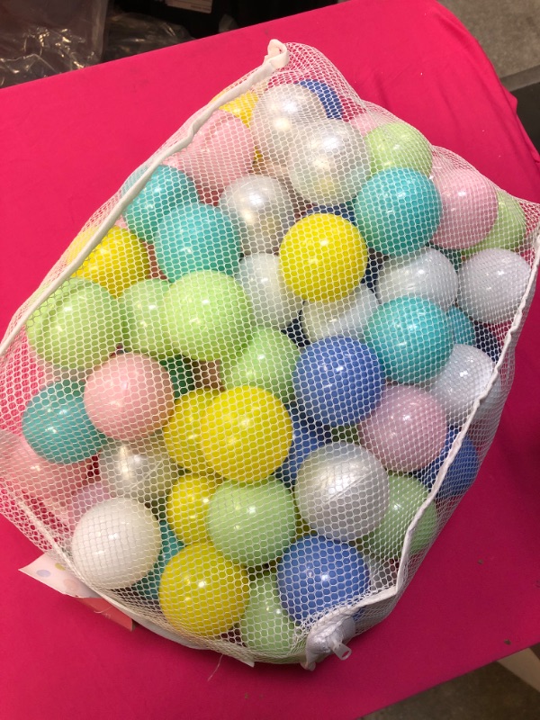 Photo 2 of  Kids Ball Pit Balls, Toddler Soft Plastic Playballs, Multicoloured Play Balls,Crush Proof, Use in Baby or Toddler Ball Pit