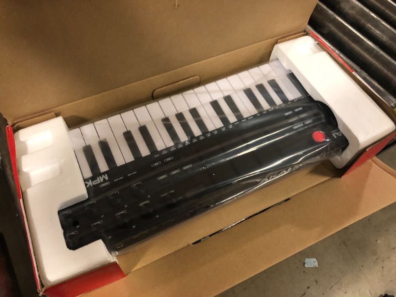 Photo 1 of Akai Professional MPK Mini Plus - USB MIDI Keyboard Controller with 37 Mini Keys, 8 MPC Pads, Sequencer, MIDI/CV/Gate I/O, Music Production Software
