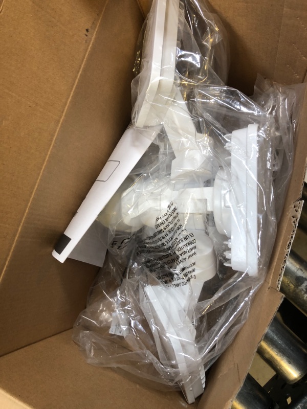 Photo 1 of 240 Degree Integrated LED Motion Sensor White Three Head Outdoor Flood Light with Multi-Powered Source Technology