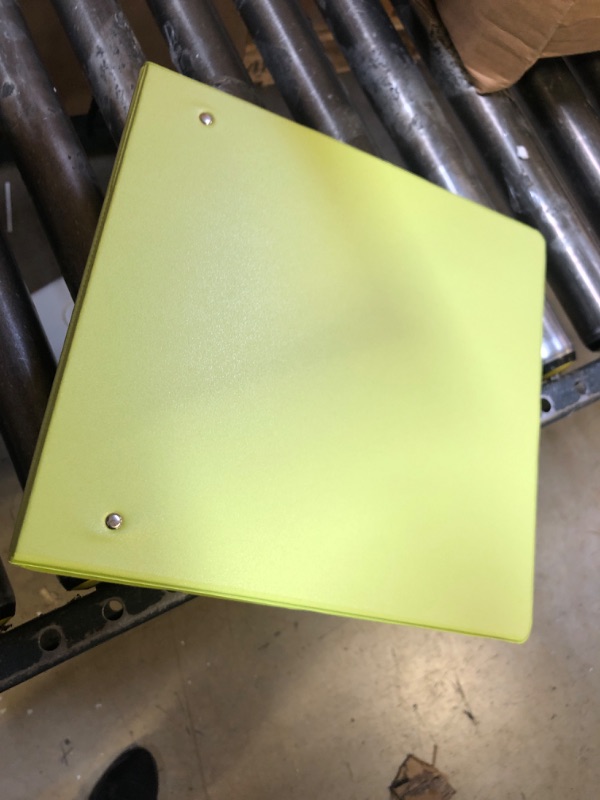 Photo 2 of 3 Inch Binder 3 Ring Binders Green, Slant D-Ring 3” oNLY