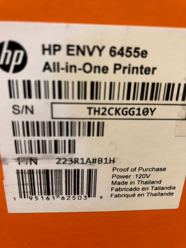 Photo 3 of HP ENVY 6455e Wireless Color All-in-One Printer with 6 Months Free Ink with HP+ (223R1A)