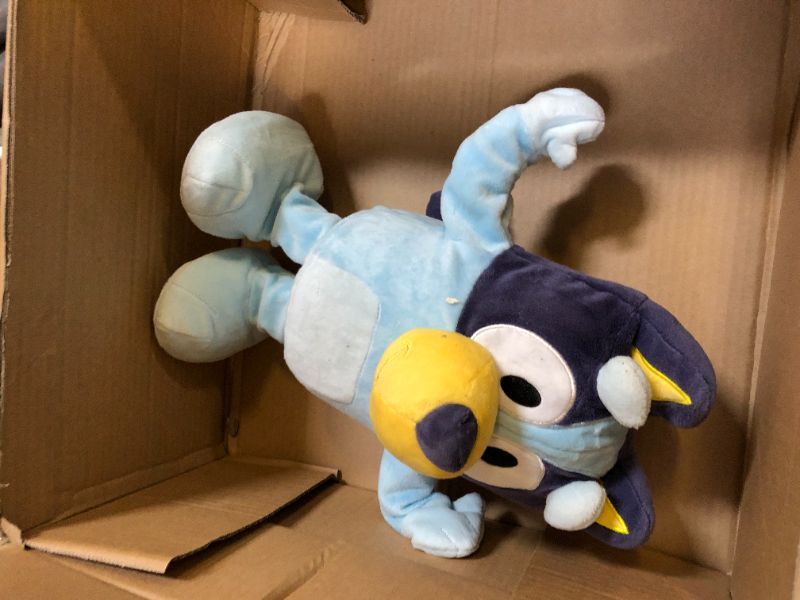 Photo 2 of Bluey Dance and Play 14" Animated Plush | Over 55 Phrases and Songs, Multicolor